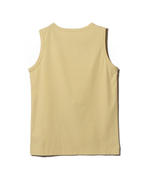 ESTNATION（エストネーション）の「ESTNATION / コンパクト フライス ノースリーブ カットソー（Tシャツ/カットソー・レディース・ブラック/ブラウン/ホワイト/イエロー・FREE）」の11枚目の写真