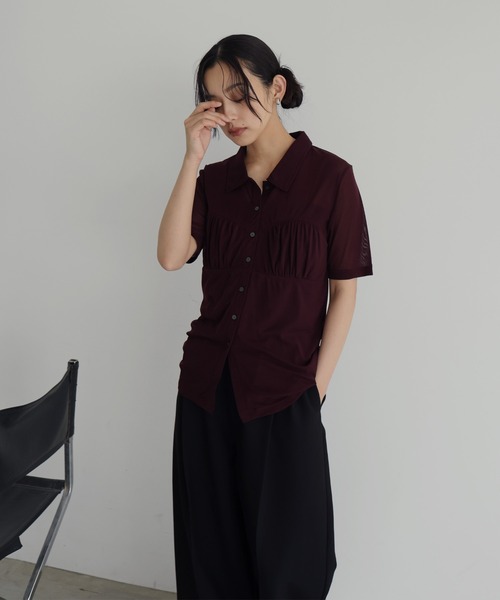 セール】ビスチェデザインシアートップス（Tシャツ/カットソー