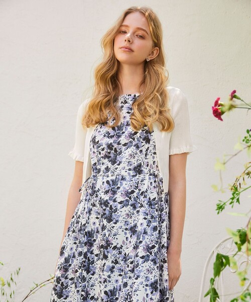 TOCCA(トッカ)の「SEA SPRAY ドレス(ワンピース・レディース・ブラック系5/ライラック系5・2/0/4/6)」の8枚目の写真