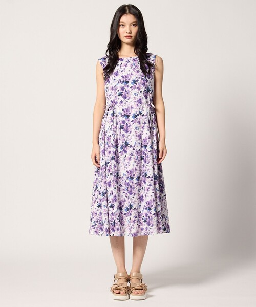TOCCA(トッカ)の「SEA SPRAY ドレス(ワンピース・レディース・ブラック系5/ライラック系5・2/0/4/6)」の10枚目の写真