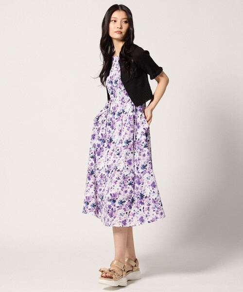 TOCCA(トッカ)の「SEA SPRAY ドレス(ワンピース・レディース・ブラック系5/ライラック系5・2/0/4/6)」の17枚目の写真