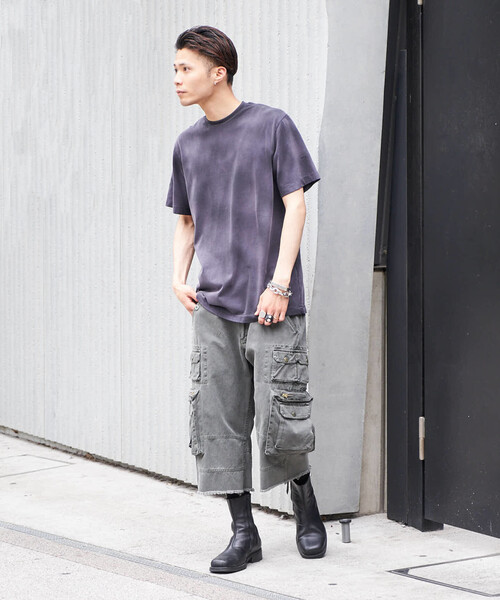 1017 ALYX 9SM(アリクス)の「1017 ALYX 9SM / テンセブンティーン アリクス ナインエスエム GARMENT DYE TEE(Tシャツ/カットソー・メンズ・ブラック/ブラウン・MEDIUM/SMALL)」の3枚目の写真