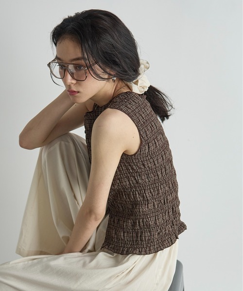 THE YOn(ザヨン)の「シュシュセットリネンMIXワイドフレアパンツ(その他パンツ・レディース・アイボリー/ブラック/マスタード・FREE)」の16枚目の写真