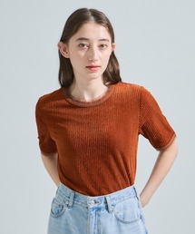 ミニドビーベロアTシャツ≪手洗い可能≫