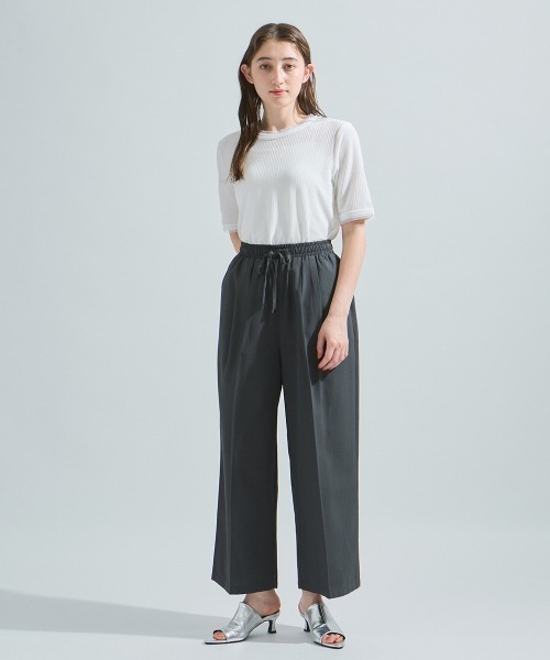 ketty(ケティ)の「ミニドビーベロアTシャツ≪手洗い可能≫(Tシャツ/カットソー・レディース・オレンジ/ブルー/オフホワイト・M)」の7枚目の写真
