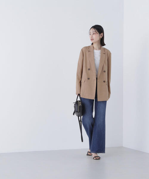 NATURAL BEAUTY BASIC ◇ライトボクシーダブルジャケット Oggi掲載】ライトボクシーダブルジャケット | NATURAL BEAUTY