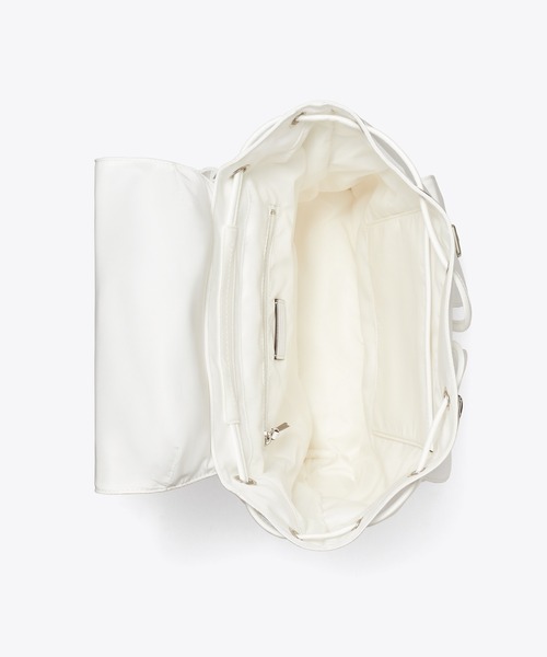 TORY BURCH（トリーバーチ）の「ヴァージニア バックパック（バックパック/リュック・レディース・ライトグレー/ブラック/ホワイト/ピンク・ONE SIZE）」の19枚目の写真