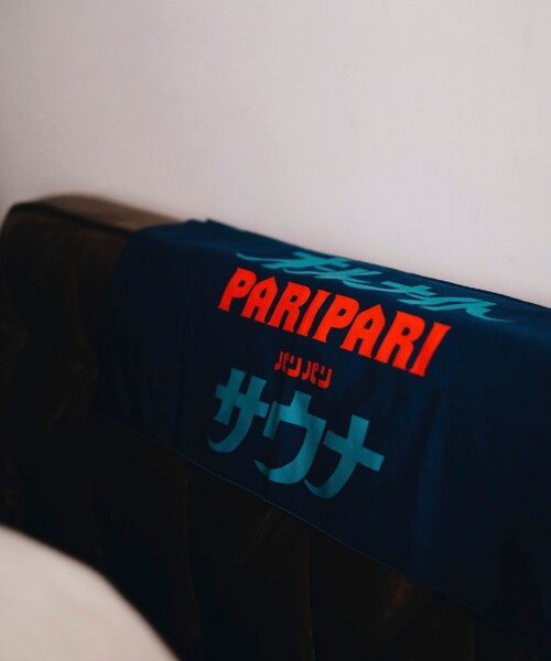 FREAK'S STORE(フリークスストア)の「PARIPARI × SAUVENIR × FREAK'S STORE/パリパリ × サウベニア × フリークスストア 別注 オールナイトサウナ タオル メッシュバッグセット(ショルダーバッグ・メンズ・グリーン・ONE SIZE)」の11枚目の写真