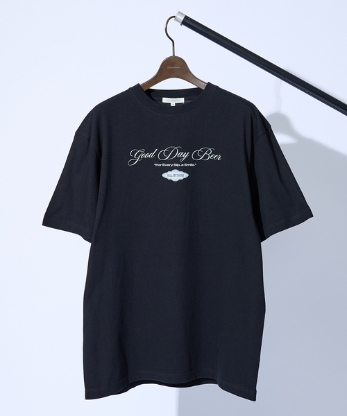 DESIGNWORKS(デザインワークス)の「【good Day Beer】プリント Tシャツ(Tシャツ/カットソー・メンズ・ブラック/ホワイト・48/44/46)」の2枚目の写真