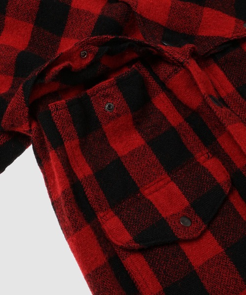 FILSON」W-NAME 縮絨 WOOL CHECK - LINED MACKINAW JACKET（テーラード