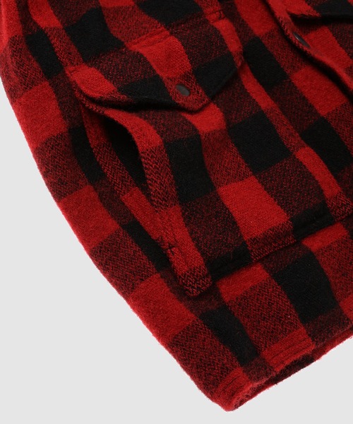 FILSON」W-NAME 縮絨 WOOL CHECK - LINED MACKINAW JACKET（テーラード