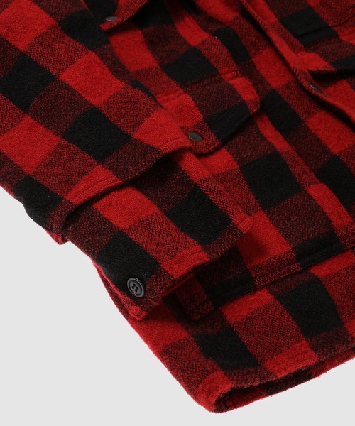 FILSON」W-NAME 縮絨 WOOL CHECK - LINED MACKINAW JACKET（テーラード