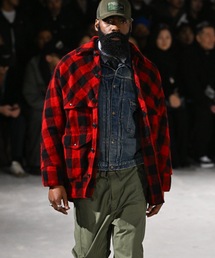 JUNYA WATANABE MAN（ジュンヤワタナベマン）の「「FILSON」W-NAME 縮絨 WOOL CHECK - LINED MACKINAW  JACKET（テーラードジャケット）」