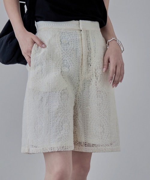 セール】刺繍レースハーフパンツ（その他パンツ）｜etoll