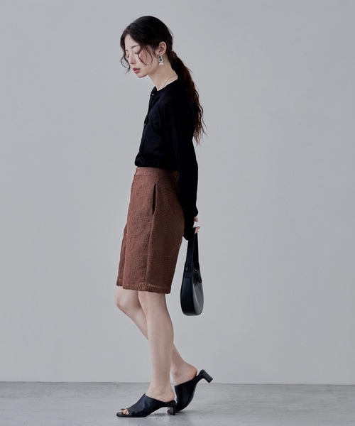 etoll.（エトル）の「刺繍レースハーフパンツ（その他パンツ・レディース・アイボリー/ブルー/ブラウン・FREE）」の13枚目の写真