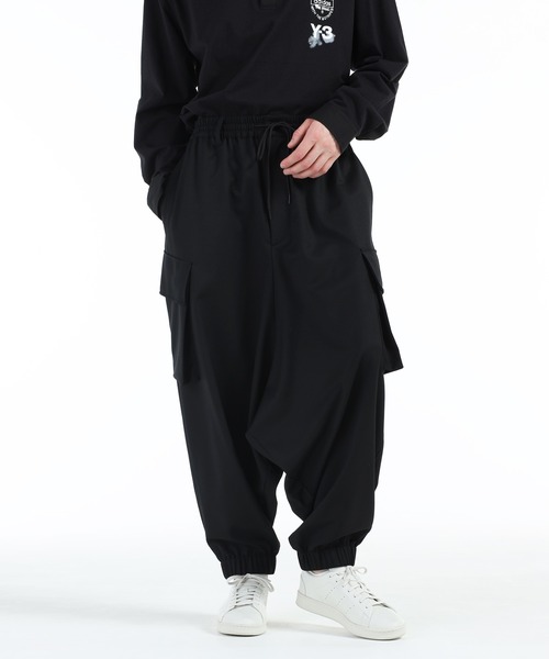 Y-3（ワイスリー）の「Y-3 REFINED WOOL CARGO PANTS（カーゴパンツ・メンズ・ブラック・X-SMALL/SMALL/MEDIUM/LARGE/X-LARGE）」の2枚目の写真