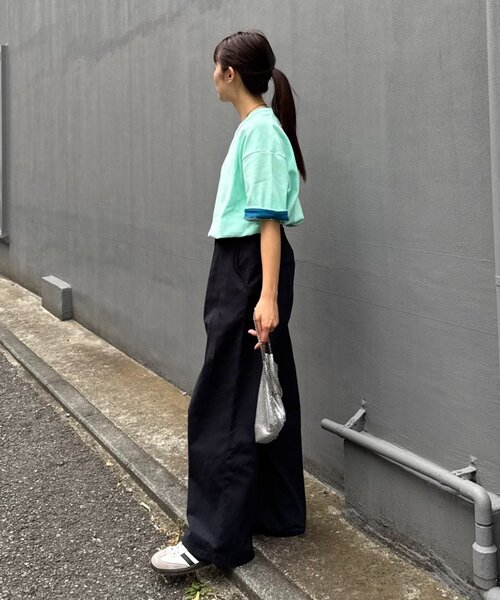 CIAOPANIC TYPY(チャオパニックティピー)の「【真夏でも着れる】ユニセックスキープシェイプフライス半袖Tee(Tシャツ/カットソー・メンズ・ライトグレー/ブラック/ホワイト/ベージュ/グレー/ミント/カーキ/ホワイト系その他・MEDIUM/LARGE/X-LARGE)」の17枚目の写真