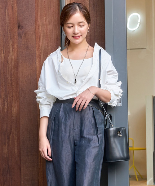 Phoebe(フィービィー)の「ビッグドロップメタルチェーンネックレス/全長:73cm シルバー(ネックレス・レディース・シルバー・FREE)」の3枚目の写真