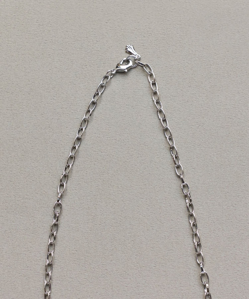 Phoebe(フィービィー)の「ビッグドロップメタルチェーンネックレス/全長:73cm シルバー(ネックレス・レディース・シルバー・FREE)」の8枚目の写真