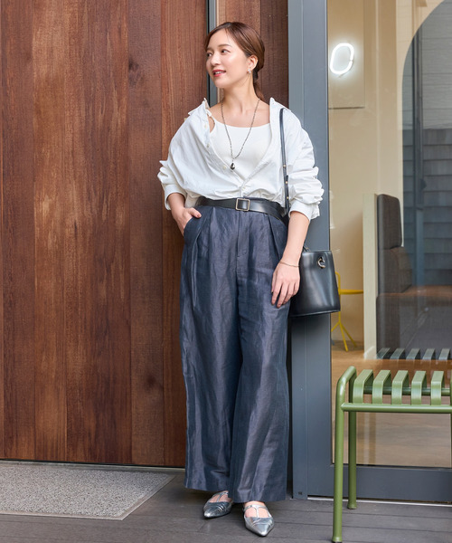 Phoebe(フィービィー)の「ビッグドロップメタルチェーンネックレス/全長:73cm シルバー(ネックレス・レディース・シルバー・FREE)」の5枚目の写真