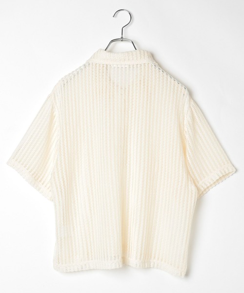 LEPSIM（レプシィム）の「メッシュポロ5分袖　574402（ポロシャツ・レディース・ネイビー/アイボリー/ブラック・FREE）」の11枚目の写真