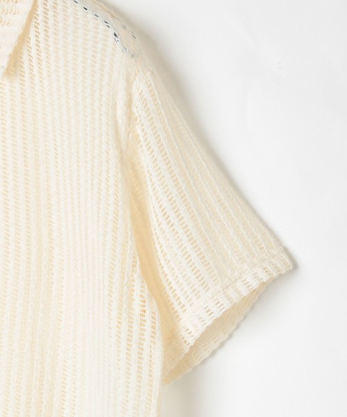 LEPSIM（レプシィム）の「メッシュポロ5分袖　574402（ポロシャツ・レディース・ネイビー/アイボリー/ブラック・FREE）」の13枚目の写真