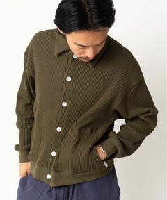 12oz ヘビーワッフルカーデ