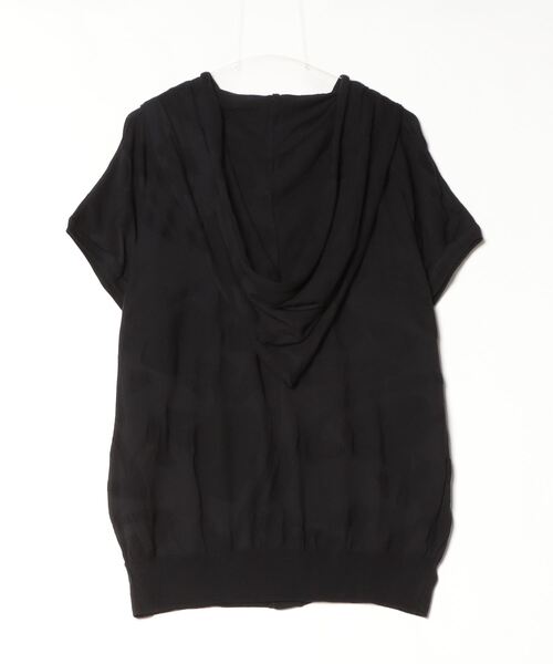 Vivienne Westwood MAN（ヴィヴィアンウエストウッドマン）の「CAMO ORB SLEEVELESS HOOD CARDIGAN（ニット/セーター・メンズ・ブラック・FREE）」の2枚目の写真