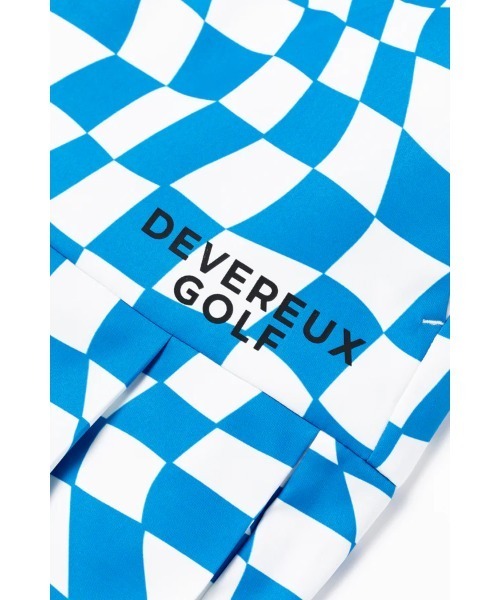 DEVEREUX GOLF（デヴァローゴルフ）の「DVRX Deform Checker Pleatedスカート（スカート・レディース・ホワイト×ブルー/ホワイト×ブラック・MEDIUM/SMALL）」の8枚目の写真
