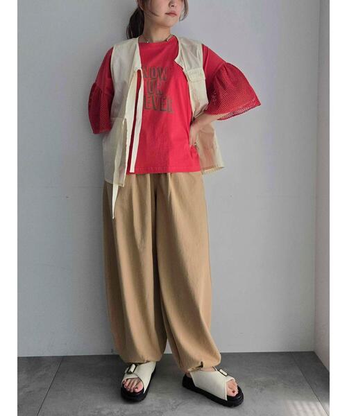 SM2（エスエムツー）の「デニム/ツイル裾タックバレルパンツ（その他パンツ・レディース・カーキ/ベージュ/ブルー・L/M）」の21枚目の写真