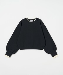 EMMEL REFINES | ＜EMMEL REFINES＞EM スウェットライク クルーネック ニットプルオーバー(ニット/セーター)