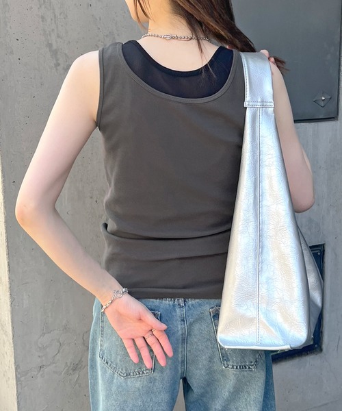 oaf 韓国　TANK DOCKING TEE レイヤード　タンクトップ OAF TANK DOCKING TEE レイヤード タンクトップ トップス - メルカリ