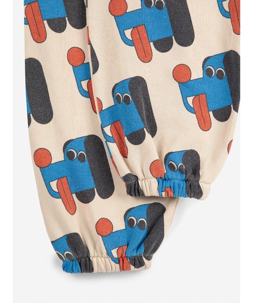 BOBO CHOSES（ボボショーズ）の「Doggy Mate all over joggings（スウェットパンツ・キッズ・オフホワイト・6-7YEAR/4-5YEAR/2-3YEAR/8-9y/10-11y/12-13y）」の4枚目の写真