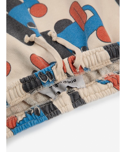 BOBO CHOSES（ボボショーズ）の「Doggy Mate all over joggings（スウェットパンツ・キッズ・オフホワイト・6-7YEAR/4-5YEAR/2-3YEAR/8-9y/10-11y/12-13y）」の5枚目の写真