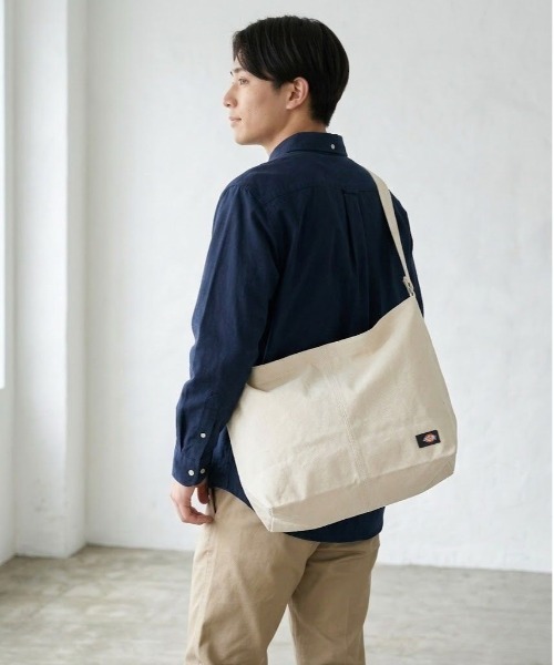 Dickies（ディッキーズ）の「Dickies　キャンバスショルダー（ショルダーバッグ・メンズ・オフホワイト/カーキ/ブラック/ベージュ・FREE）」の8枚目の写真