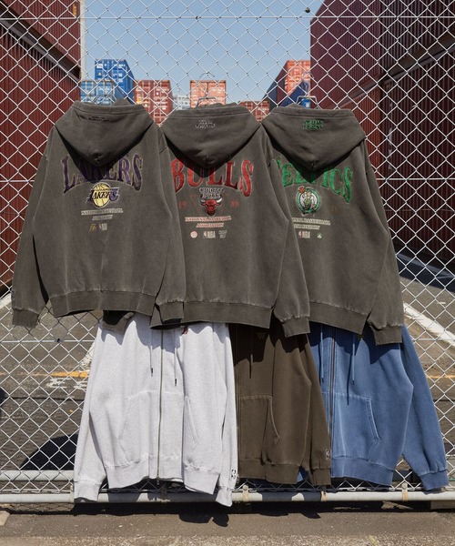 セール】NBA/エヌビーエー 別注 チームロゴ刺繍バックデザイン