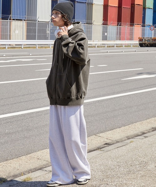 NBA/エヌビーエー 別注 チームロゴ刺繍バックデザイン ピグメント加工