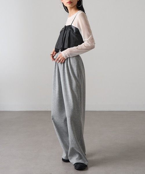 MAGASIN DE MODE Onjna(マガジンデモードオンジェナ )の「【MAGASIN DE MODE Onjna】バリアスパターンビスチェ ツイード フェイクレザー trc(キャミソール・レディース・ブラウン/ブラック/グレー・FREE)」の14枚目の写真