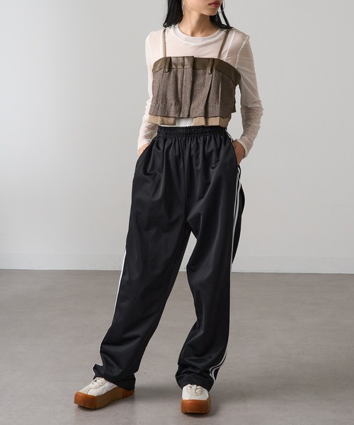 MAGASIN DE MODE Onjna(マガジンデモードオンジェナ )の「【MAGASIN DE MODE Onjna】バリアスパターンビスチェ ツイード フェイクレザー trc(キャミソール・レディース・ブラウン/ブラック/グレー・FREE)」の19枚目の写真