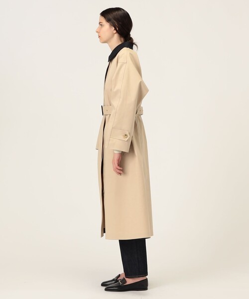 MACKINTOSH ベージュ ステンカラーコートtomorrow l MACKINTOSH BELTED BOWLAND コート（ステンカラーコート