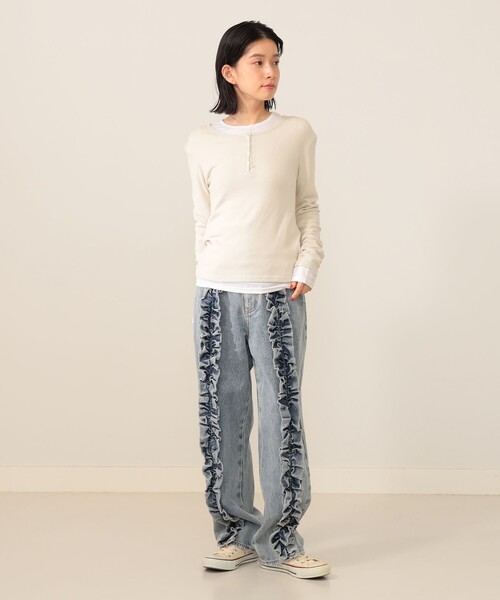 CAROLINA GLASER(カロリナ グレイサー)の「Mai / アンサンブル カットソー(Tシャツ/カットソー・レディース・ホワイト系その他5/グレー・ONE SIZE)」の17枚目の写真