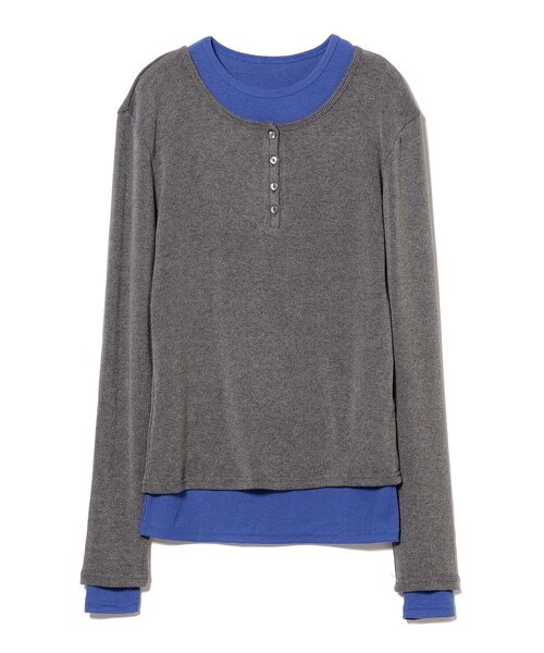 CAROLINA GLASER(カロリナ グレイサー)の「Mai / アンサンブル カットソー(Tシャツ/カットソー・レディース・ホワイト系その他5/グレー・ONE SIZE)」の13枚目の写真