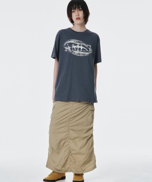 tシャツ 「UNISEX」AMES WORLDWIDE ／CIRCLE LOGO Ｔ レディース UNISEX】AMES WORLDWIDE ／CIRCLE LOGO T（Tシャツ/カットソー