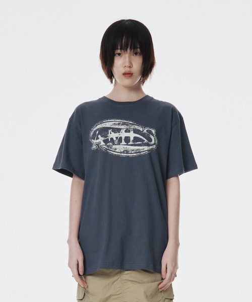 tシャツ 「UNISEX」AMES WORLDWIDE ／CIRCLE LOGO Ｔ レディース UNISEX】AMES WORLDWIDE ／CIRCLE LOGO T（Tシャツ/カットソー
