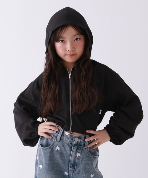 10C REPIPI(ジューシーレピピ)の「【10C REPIPI】スパンボイルZIPパーカー(パーカー・キッズ・レオパード/アイボリー/ブラック・130cm/120cm/110cm)」の2枚目の写真