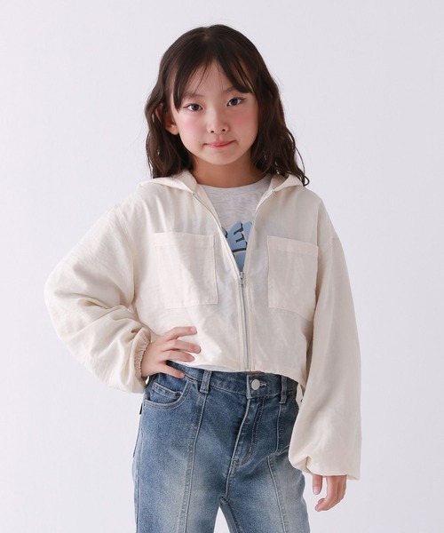 10C REPIPI(ジューシーレピピ)の「【10C REPIPI】スパンボイルZIPパーカー(パーカー・キッズ・レオパード/アイボリー/ブラック・130cm/120cm/110cm)」の4枚目の写真