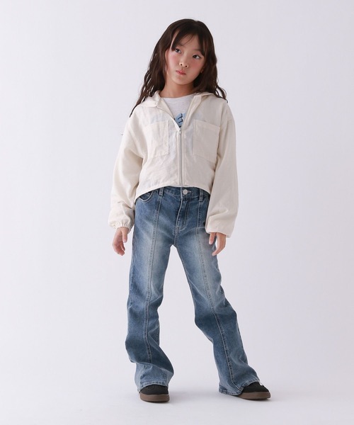 10C REPIPI(ジューシーレピピ)の「【10C REPIPI】スパンボイルZIPパーカー(パーカー・キッズ・レオパード/アイボリー/ブラック・130cm/120cm/110cm)」の5枚目の写真