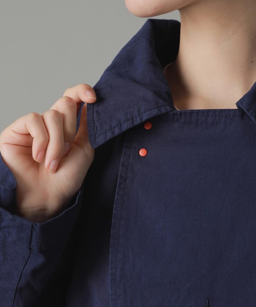 ZUCCa（ズッカ）の「(S)コットンツイル / ジャケット / (O)（テーラードジャケット・レディース・ブルー/ホワイト/ダークグレー・S size/M size）」の8枚目の写真