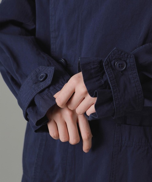 ZUCCa（ズッカ）の「(S)コットンツイル / ジャケット / (O)（テーラードジャケット・レディース・ブルー/ホワイト/ダークグレー・S size/M size）」の9枚目の写真