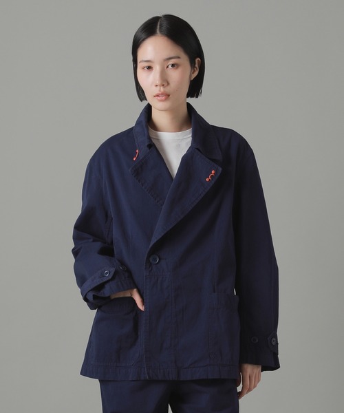 ZUCCa（ズッカ）の「(S)コットンツイル / ジャケット / (O)（テーラードジャケット・レディース・ブルー/ホワイト/ダークグレー・S size/M size）」の4枚目の写真